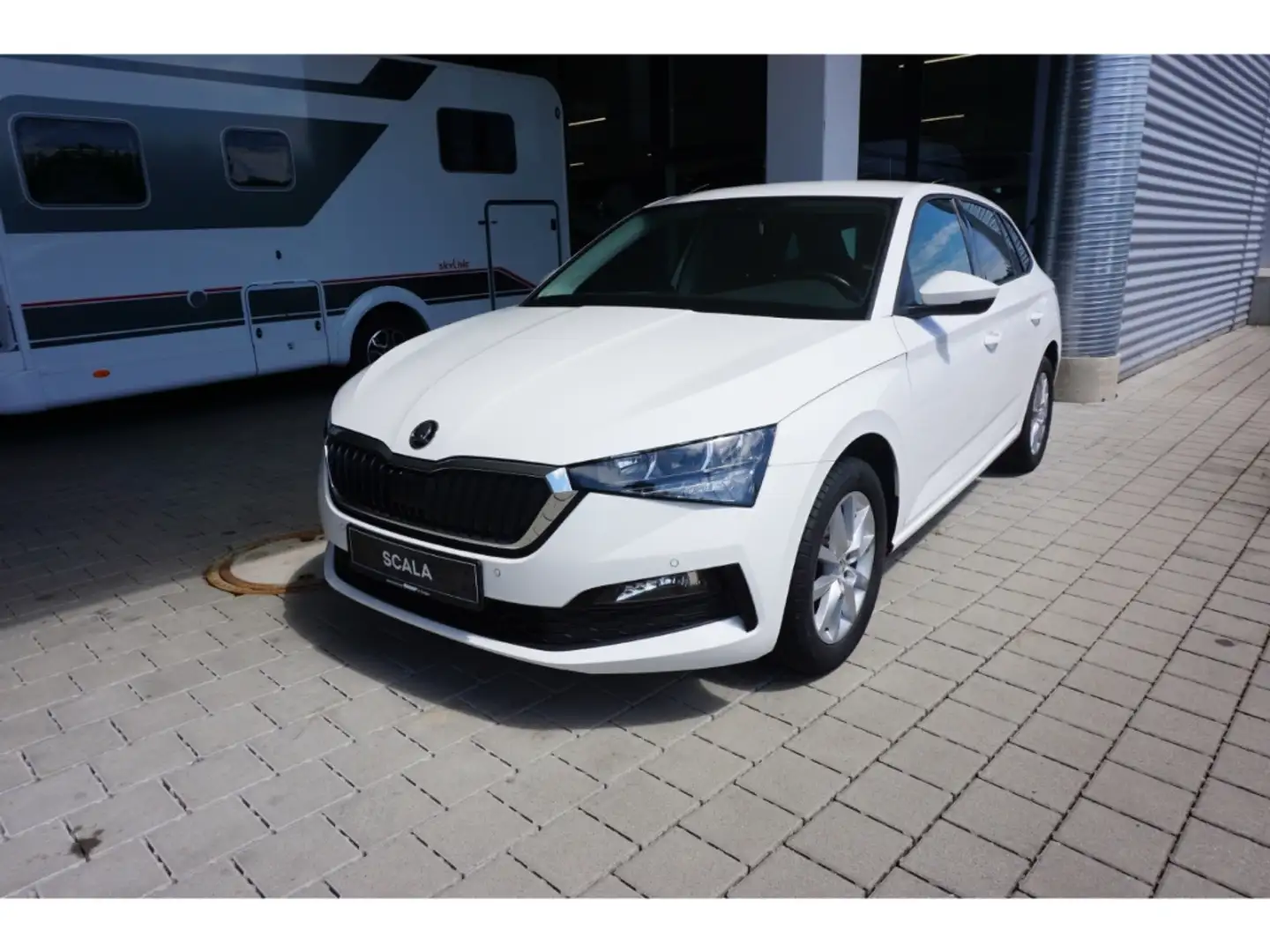 Skoda Scala 1.0 TGI G-TEC Ambition Erdgas Blanc - 2