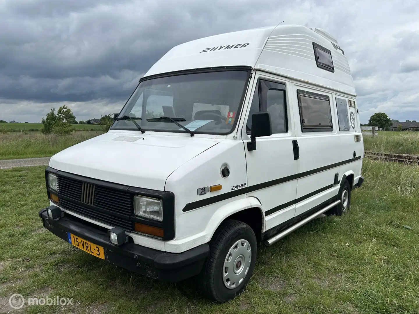 Fiat DUCATO TURBO D 2.0 CAMPER HYMER APK KOOPJE Wit - 1