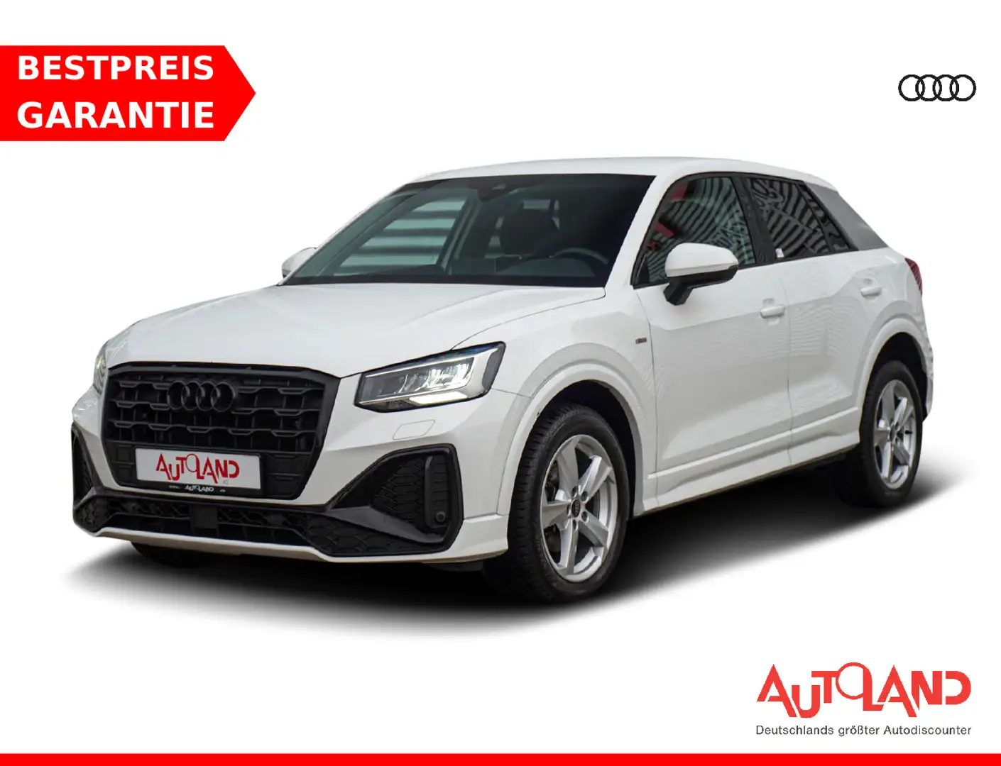 Audi Q2 35 TFSI s-tronic S-Line LED ACC Navi Kamera Weiß - 1