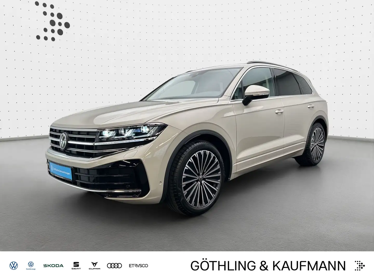 Volkswagen Touareg Elegance 4M 3.0TDI*PANO*LUFT*AHK*21Zoll* Beige - 1