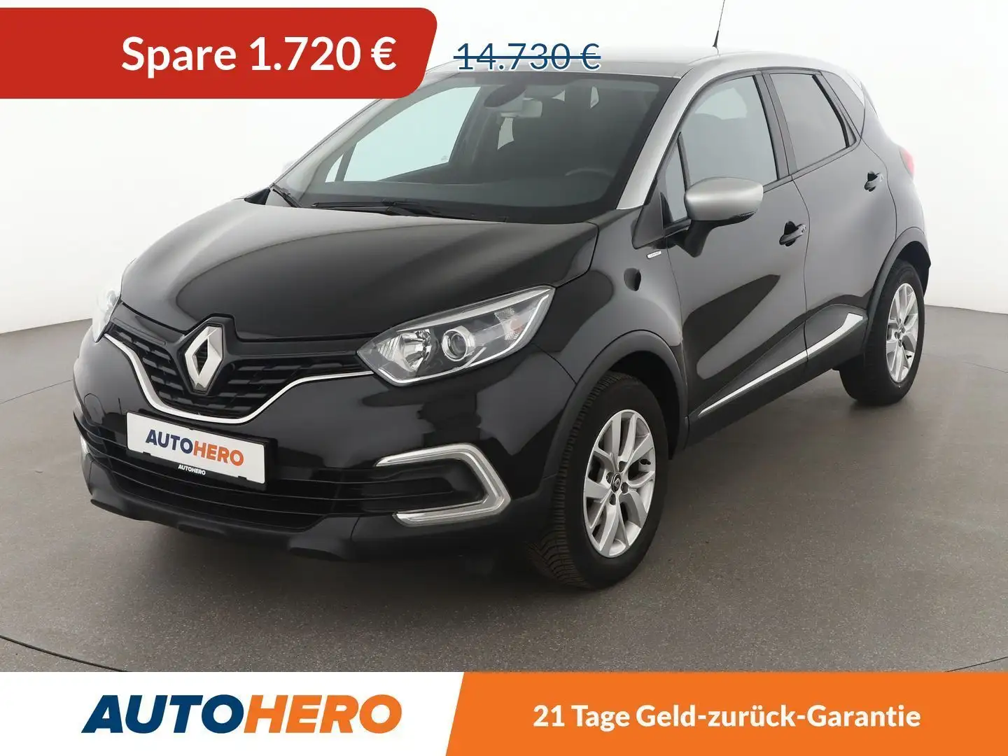 Renault Captur 1.3 TCe Limited *NAVI*TEMPO*PDC*KLIMA* Schwarz - 1