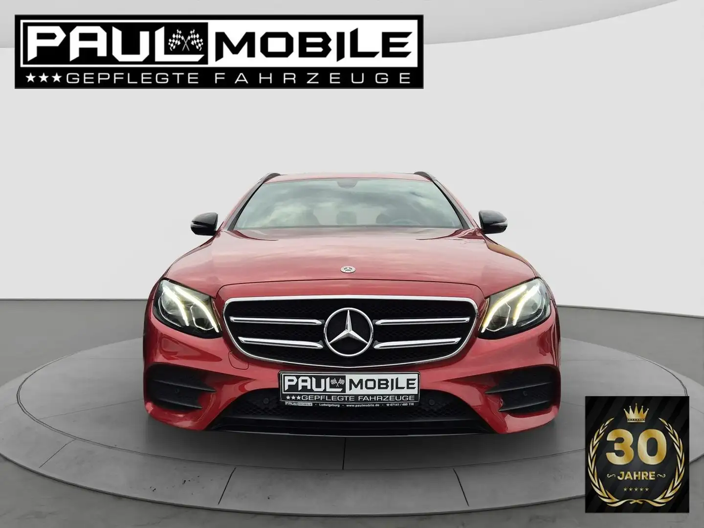 Mercedes-Benz E 220 d T AMG Line Navi LED R-Cam PDC v+h Rot - 2