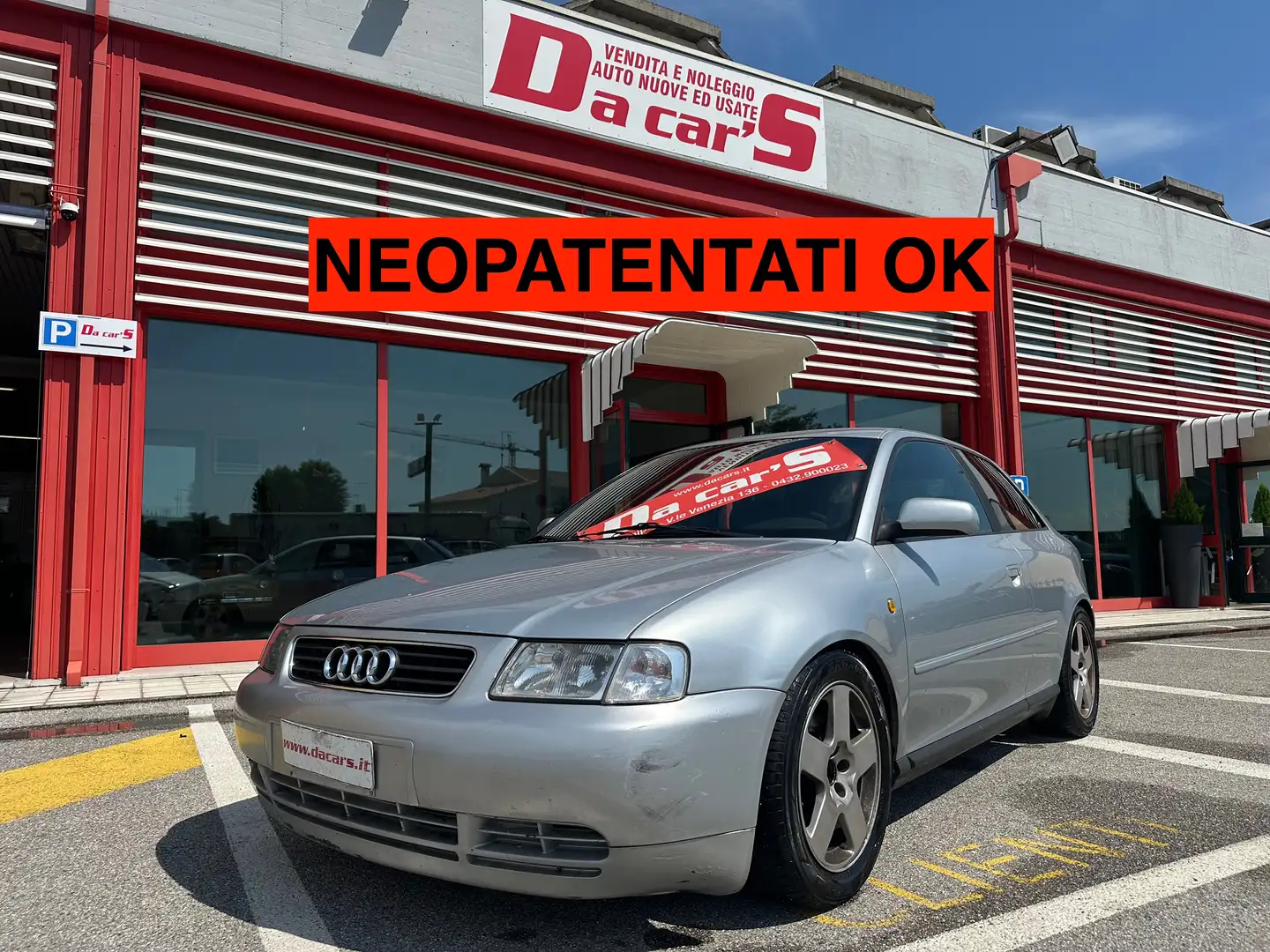 Audi A3 3p 1.8 Attraction NEOPATENTATI OK! Argento - 1