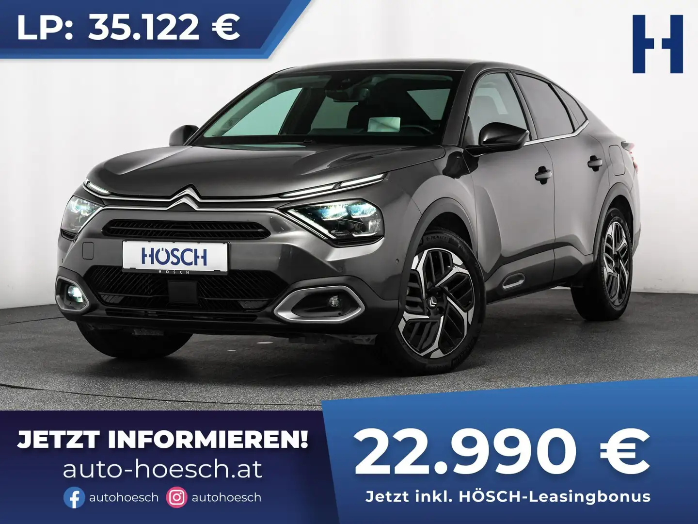 Citroen C4 X PureTech 130 Aut. HEAD-UP KAMERA ACC++ Grau - 1