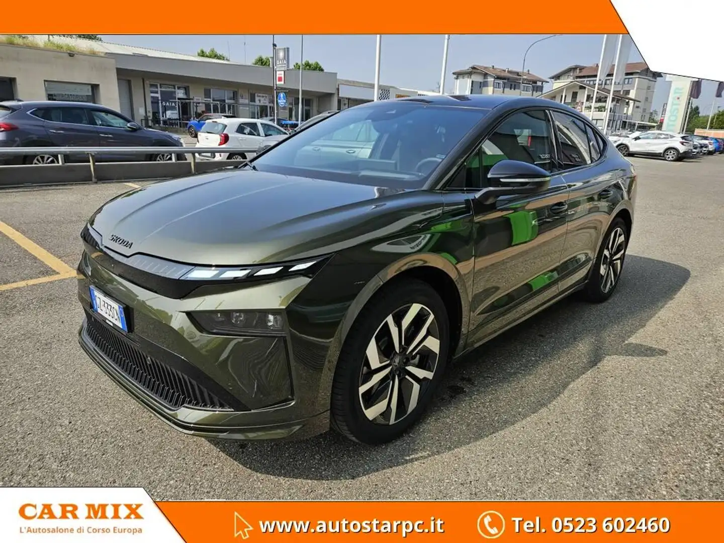 Skoda Enyaq Coupe 85 Sportline Green - 1
