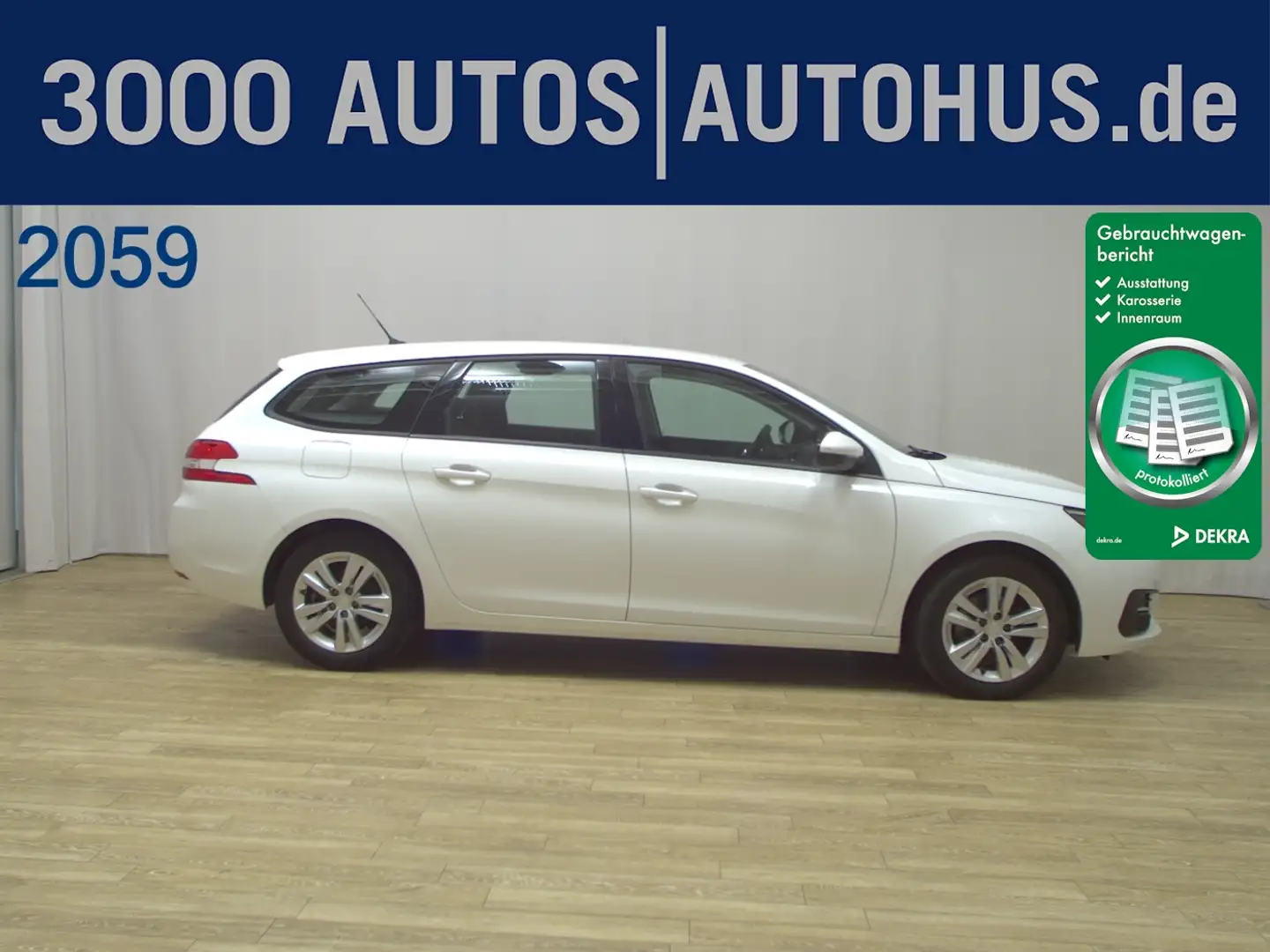 Peugeot 308 1.5 BlueHDi 130 FAP SW Active Pack Navi SHZ Wit - 1