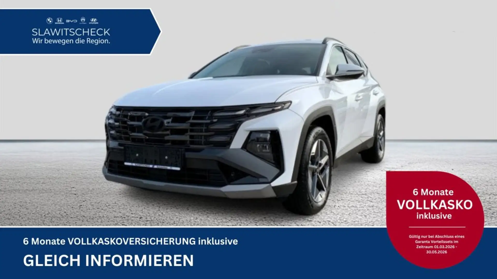 Hyundai TUCSON NX4 GO 1,6 T-GDi 2WD Weiß - 1