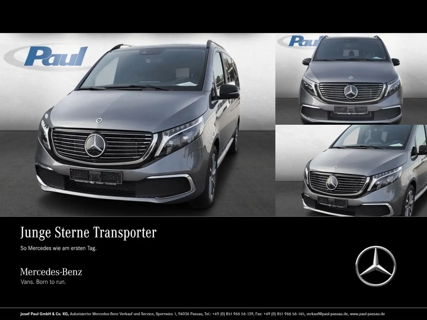 Mercedes-Benz EQV 300 Avantgarde Airmatic+Sitzluft+el.Sitze Grau - 1