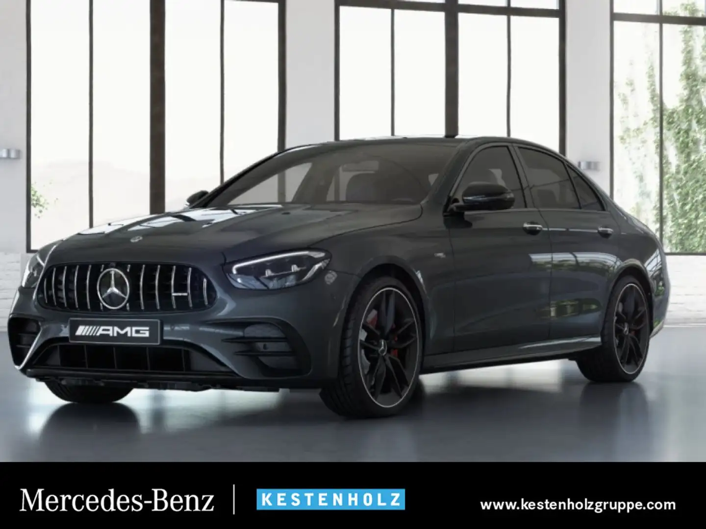 Mercedes-Benz E 53 AMG 4M Perf-Abgas Fahrass WideScreen Stdhzg Gris - 1
