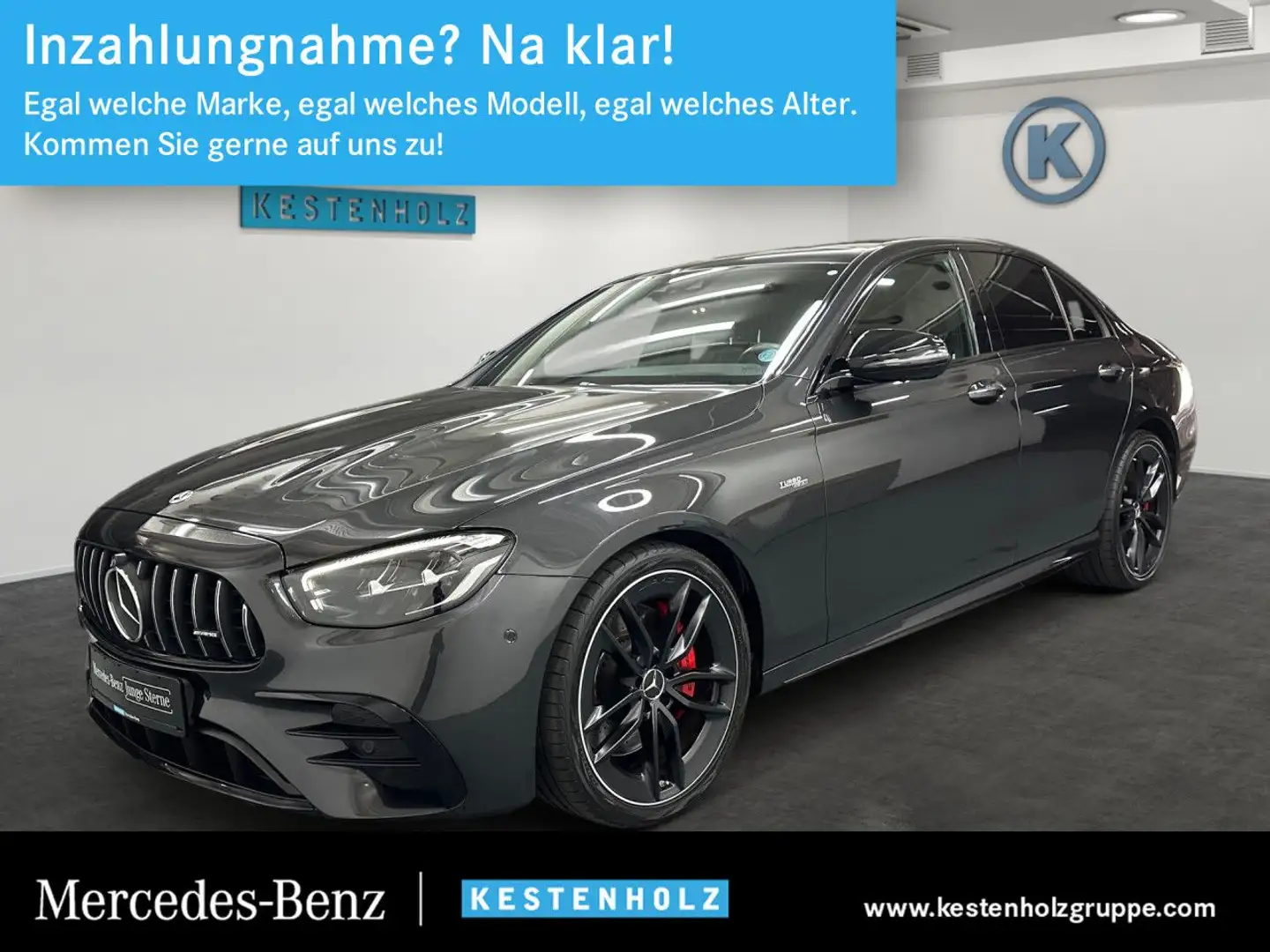 Mercedes-Benz E 53 AMG E 53 4Matic LEDER+AIRMATIC+360°+PANO+HEADUP Grau - 1