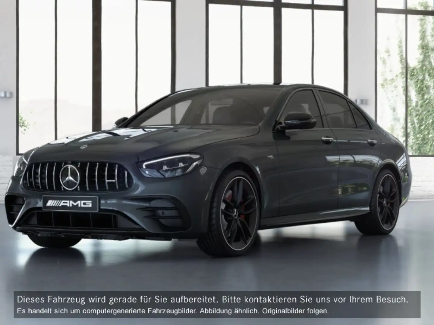 Mercedes-Benz E 53 AMG 4M Perf-Abgas Fahrass WideScreen Stdhzg Gris - 2