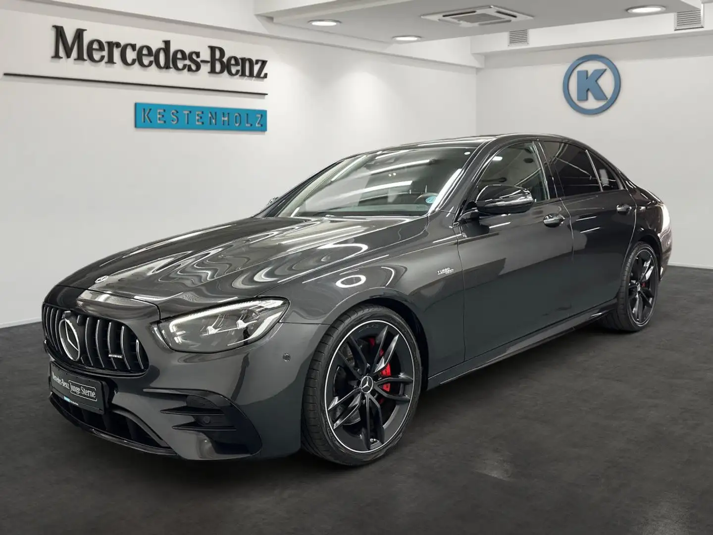 Mercedes-Benz E 53 AMG 4M Perf-Abgas Fahrass WideScreen Stdhzg Gris - 2