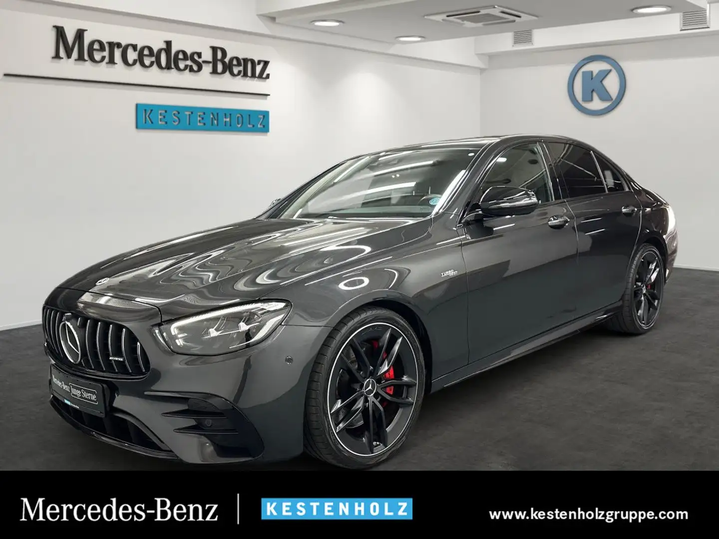 Mercedes-Benz E 53 AMG 4M Perf-Abgas Fahrass WideScreen Stdhzg Gris - 1