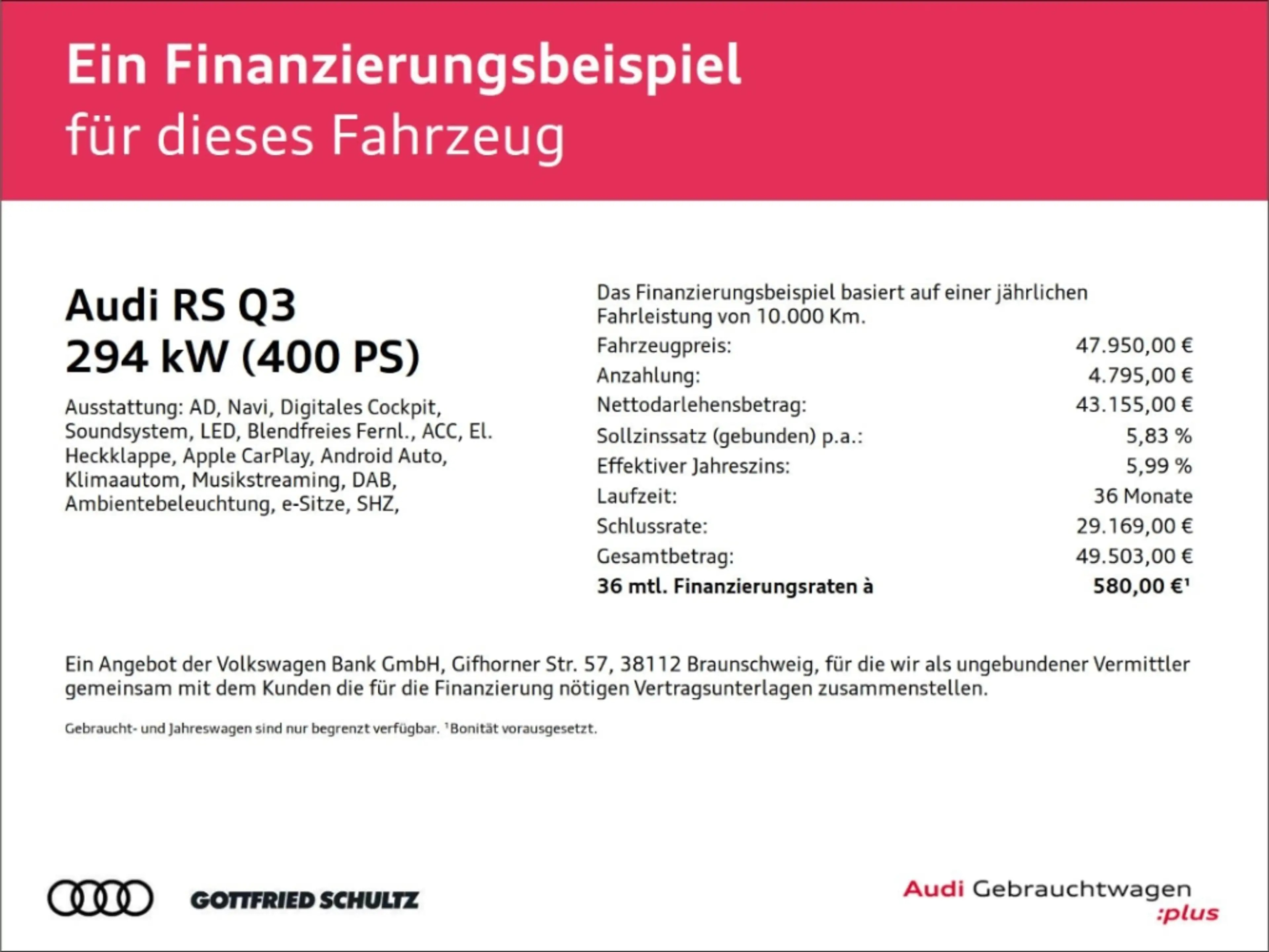 Audi RS Q3 Sportback 2.5 TFSI quattro — photo 2