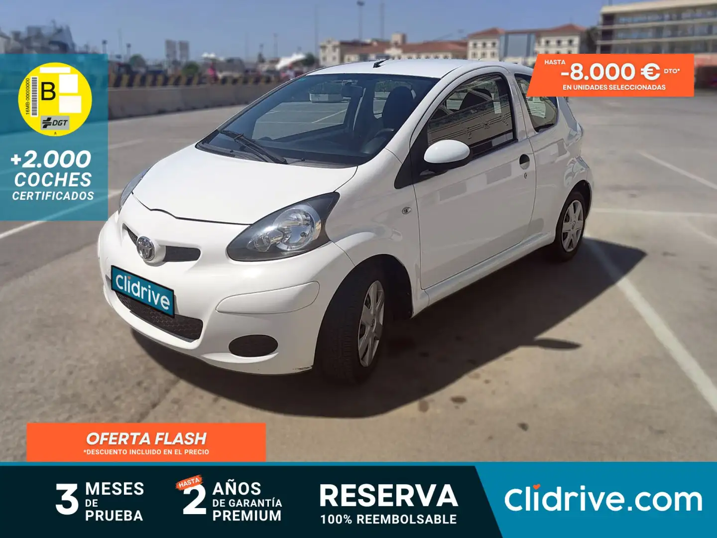 Toyota Aygo 1.0 VVT-i Live Blanco - 1