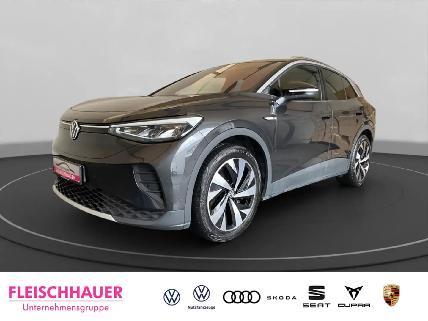 Volkswagen ID.4 Pro AHK-klappbar Navi LED ACC CarPlay Klima Šedá - 1