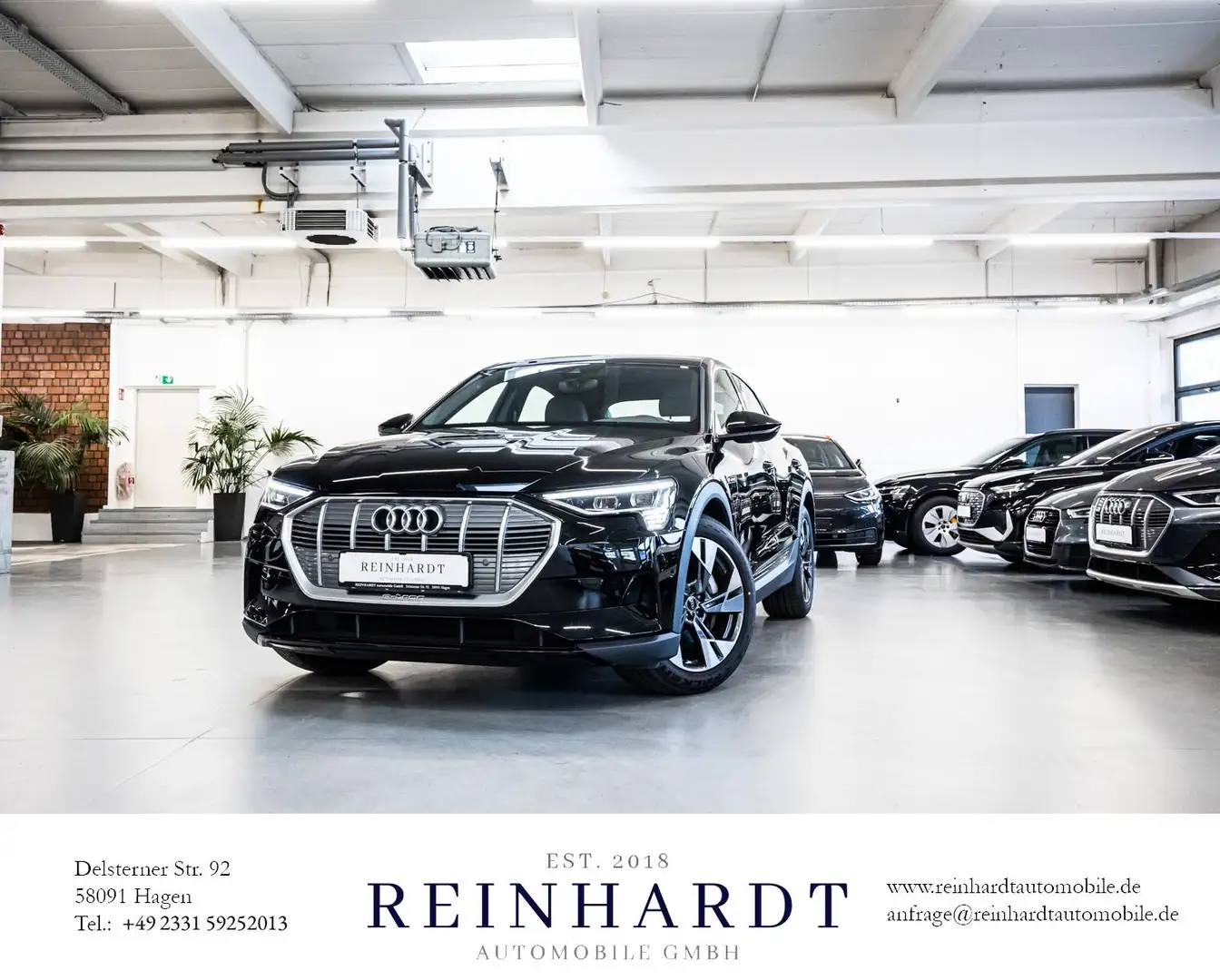 Audi e-tron SPORTBACK 50 S LINE/20Z./MATRIX/eSITZE/VC Schwarz - 1