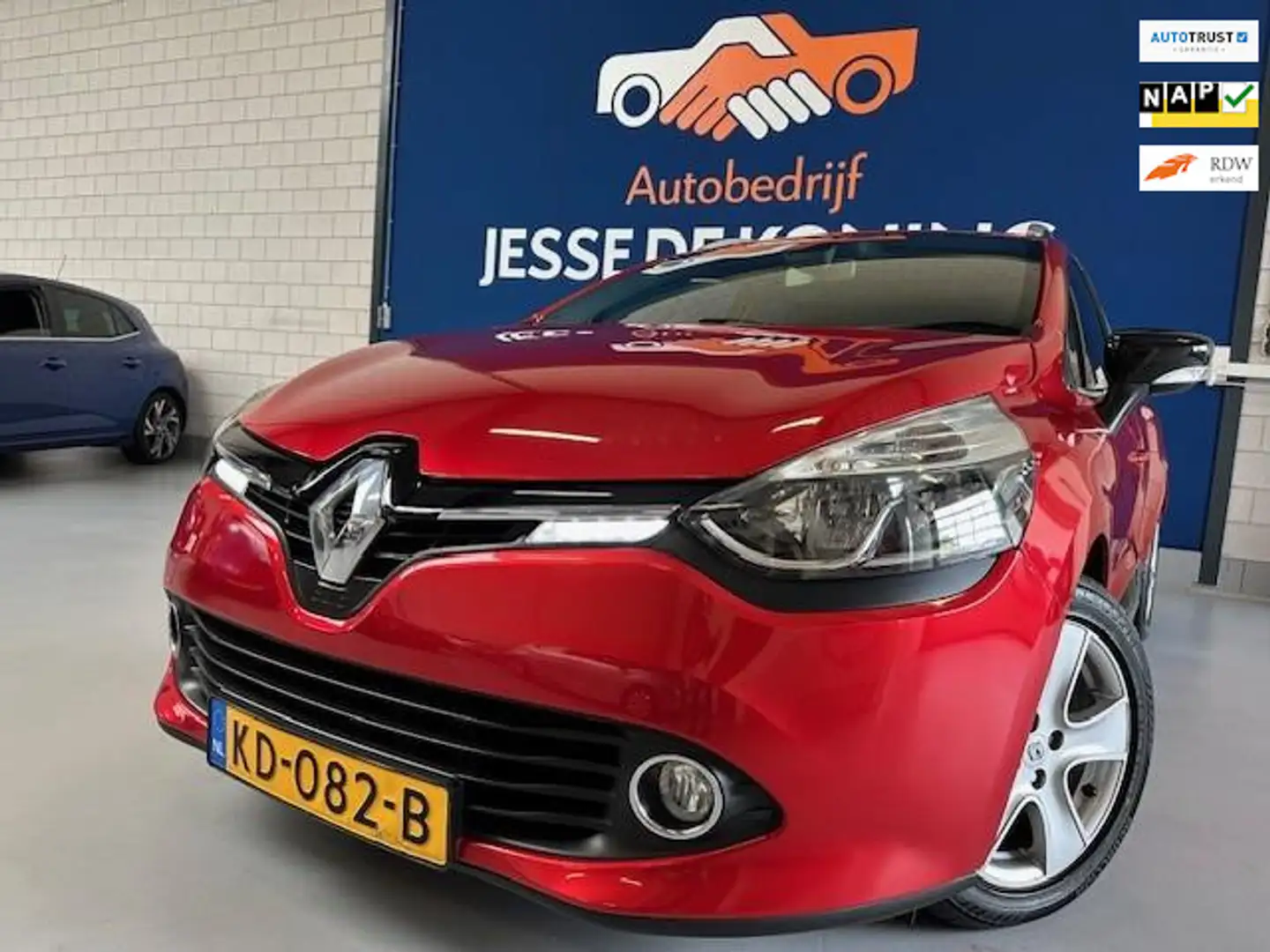 Renault Clio Estate 0.9 TCe Dynamique,bj.2014,kleur:rood,climat Rot - 1