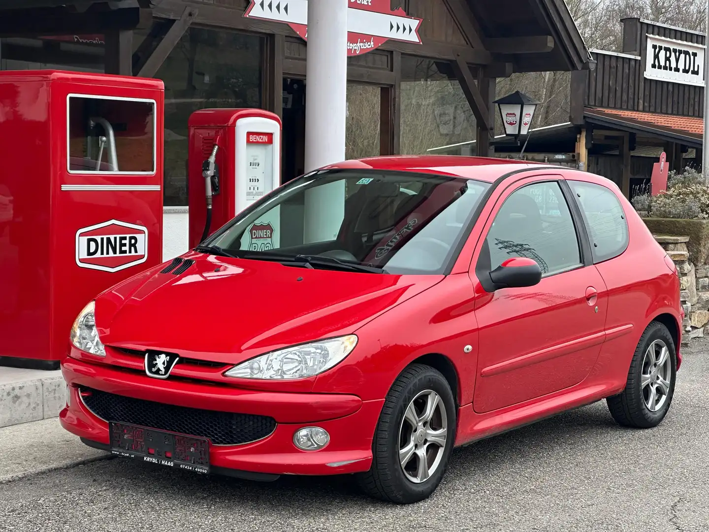 Peugeot 206 1,4 HDI 70 Rot - 1