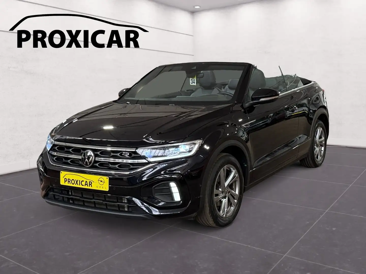 Volkswagen T-Roc Cabriolet 1.5 TSI R-Line Business DSG 29.884km Zwart - 1