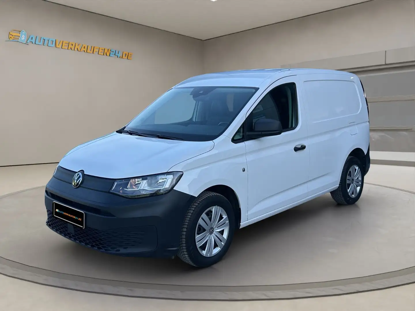 Volkswagen Caddy Cargo 2.0 TDI DSG AHK PDC APP FLÜGELT. 1HD Blanc - 1