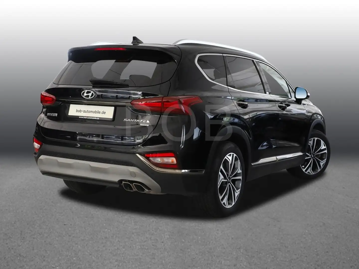 Hyundai SANTA FE 4WD PREMIUM AHK 7-SITZER LEDER PANO Czarny - 2