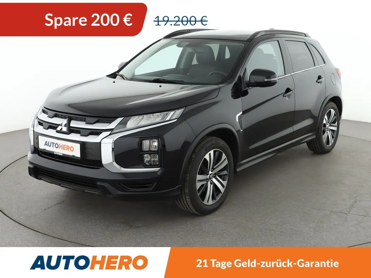 Mitsubishi ASX 2.0 MIVEC Top 4WD Aut.*NAVI*TEMPO*CAM*PANO* Schwarz - 1