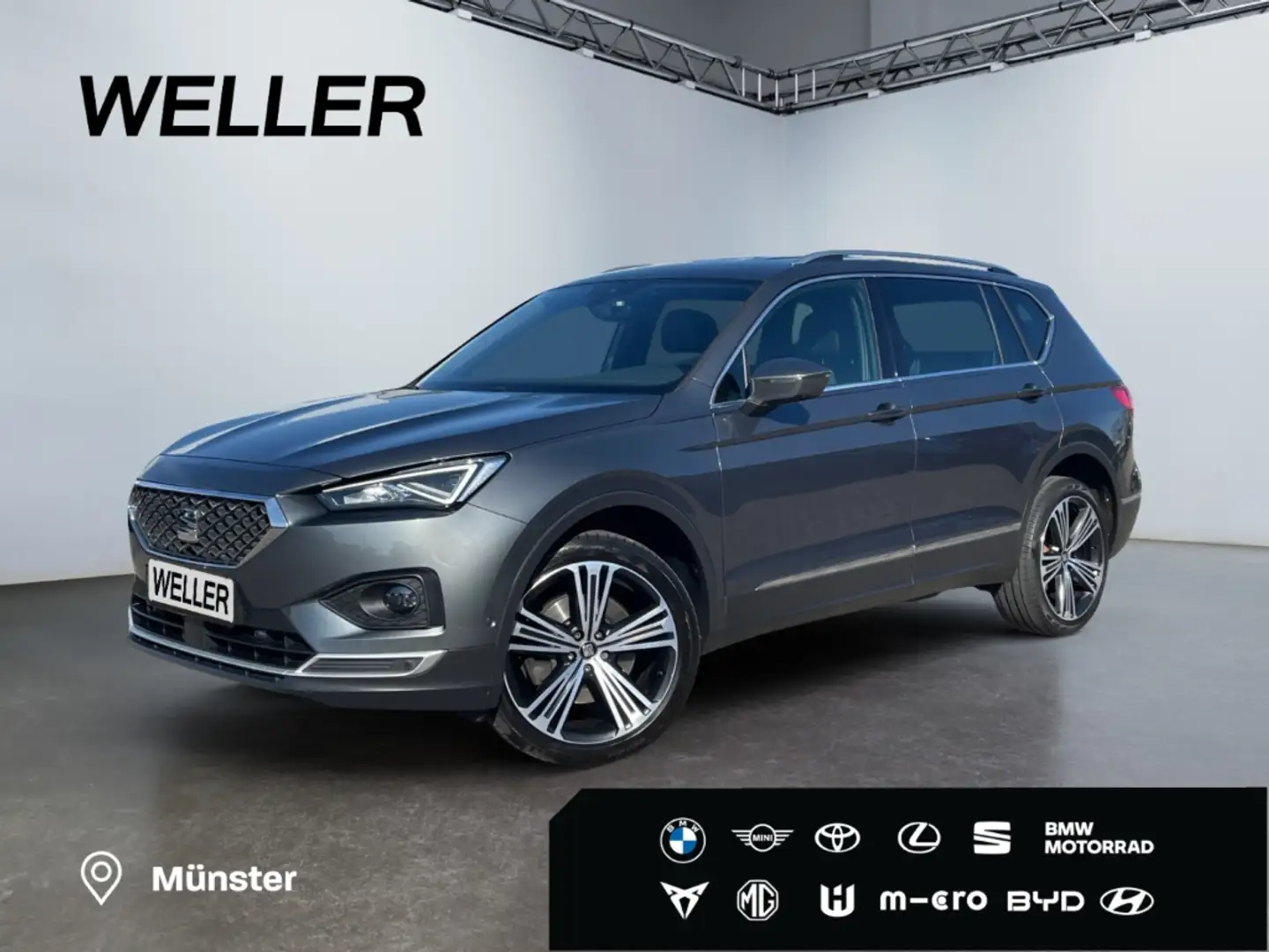 SEAT Tarraco 2.0 TDI 4Drive DSG SCR Xcellence *AHK*20''* Grau - 1