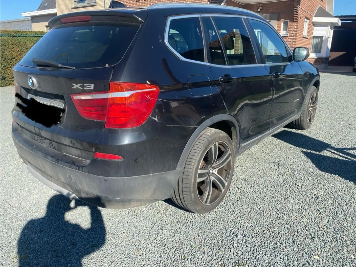BMW X3 xDrive 20dA Noir - 2
