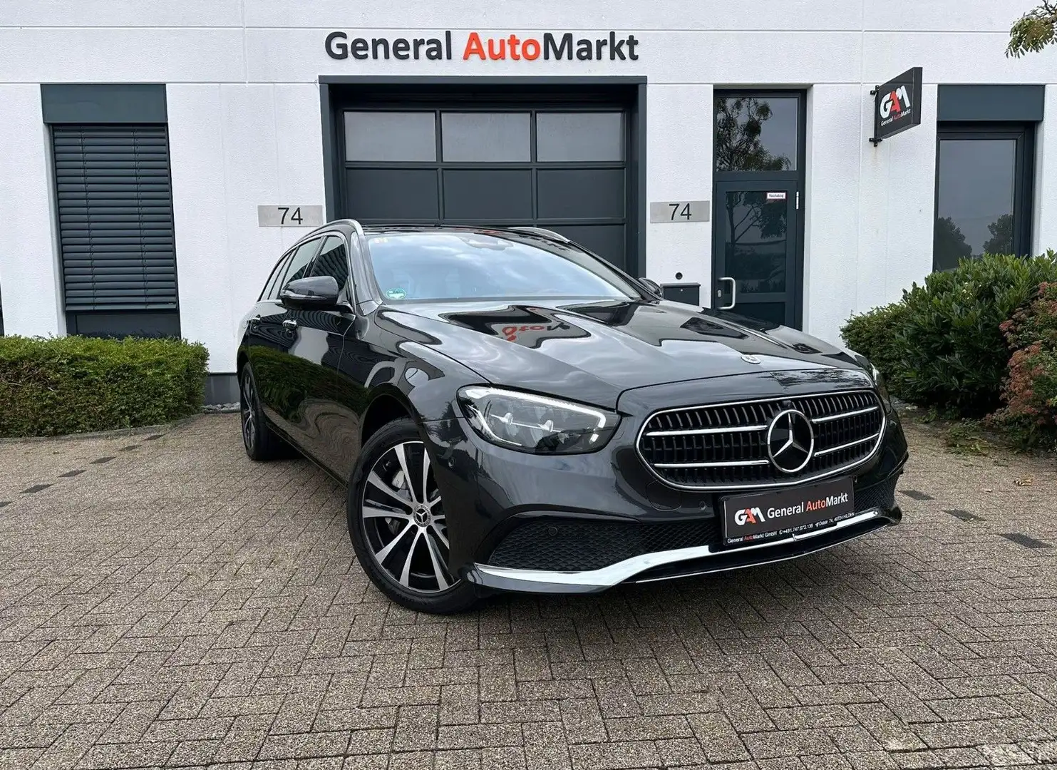 Mercedes-Benz E 300 de-4Matic/ Panorama/360°/Head-Up/Massage/ Gris - 1