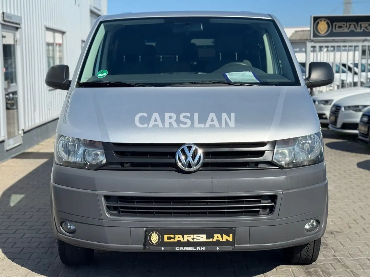 Volkswagen T5 Transporter T5 2.0 TDI "2.HAND+9-SITZER+LANG+AHK+NAVI+KLIMA" Zilver - 2
