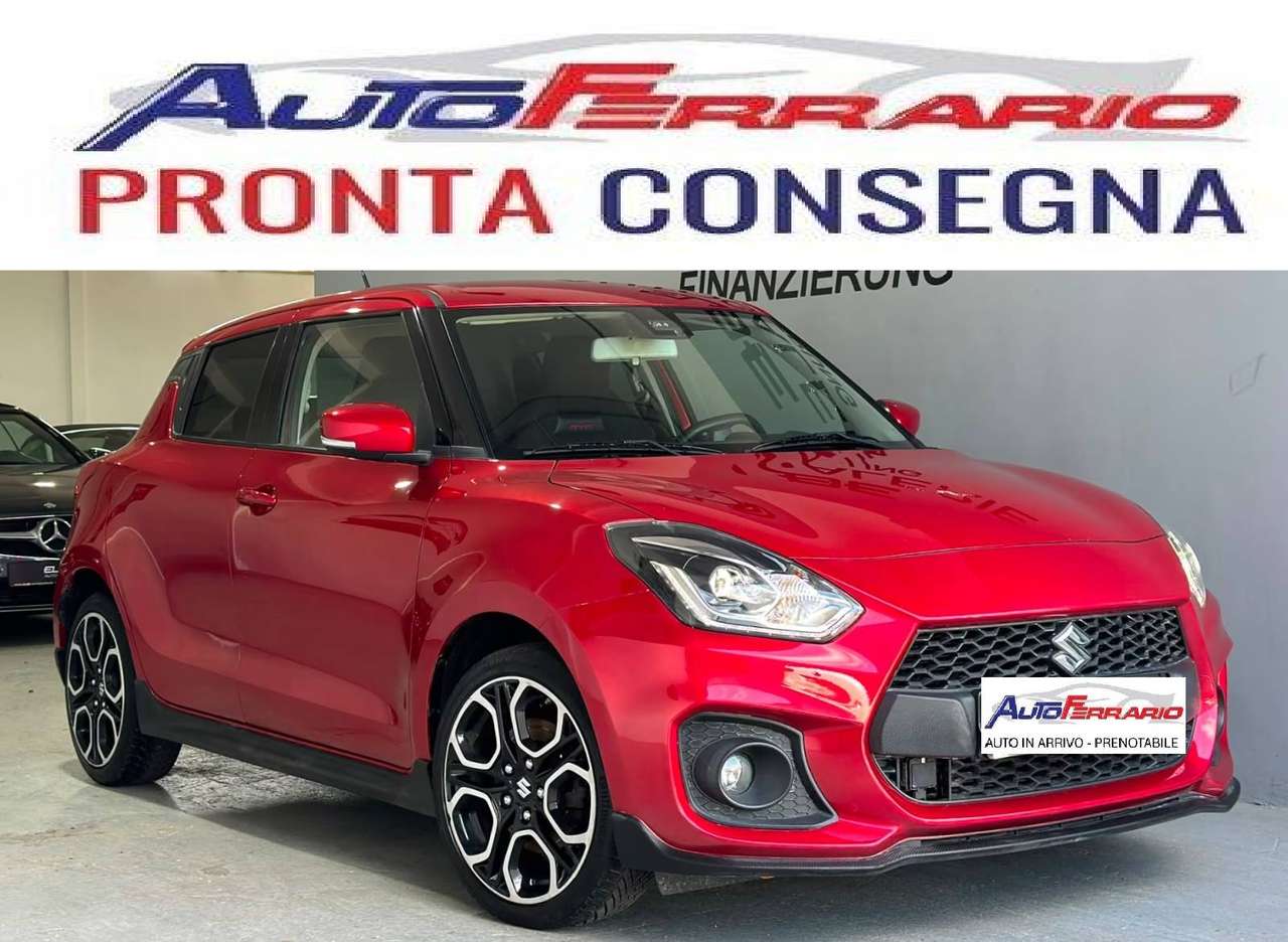 Suzuki Swift SPORT 17" LED RETROCAMERA LINE ASSIST VETRI CAR PLAY VETRI SCURI CERCHI DA 17" ANDRIOD AUTO CRUISE CONTROL SEDILI RISCAL.