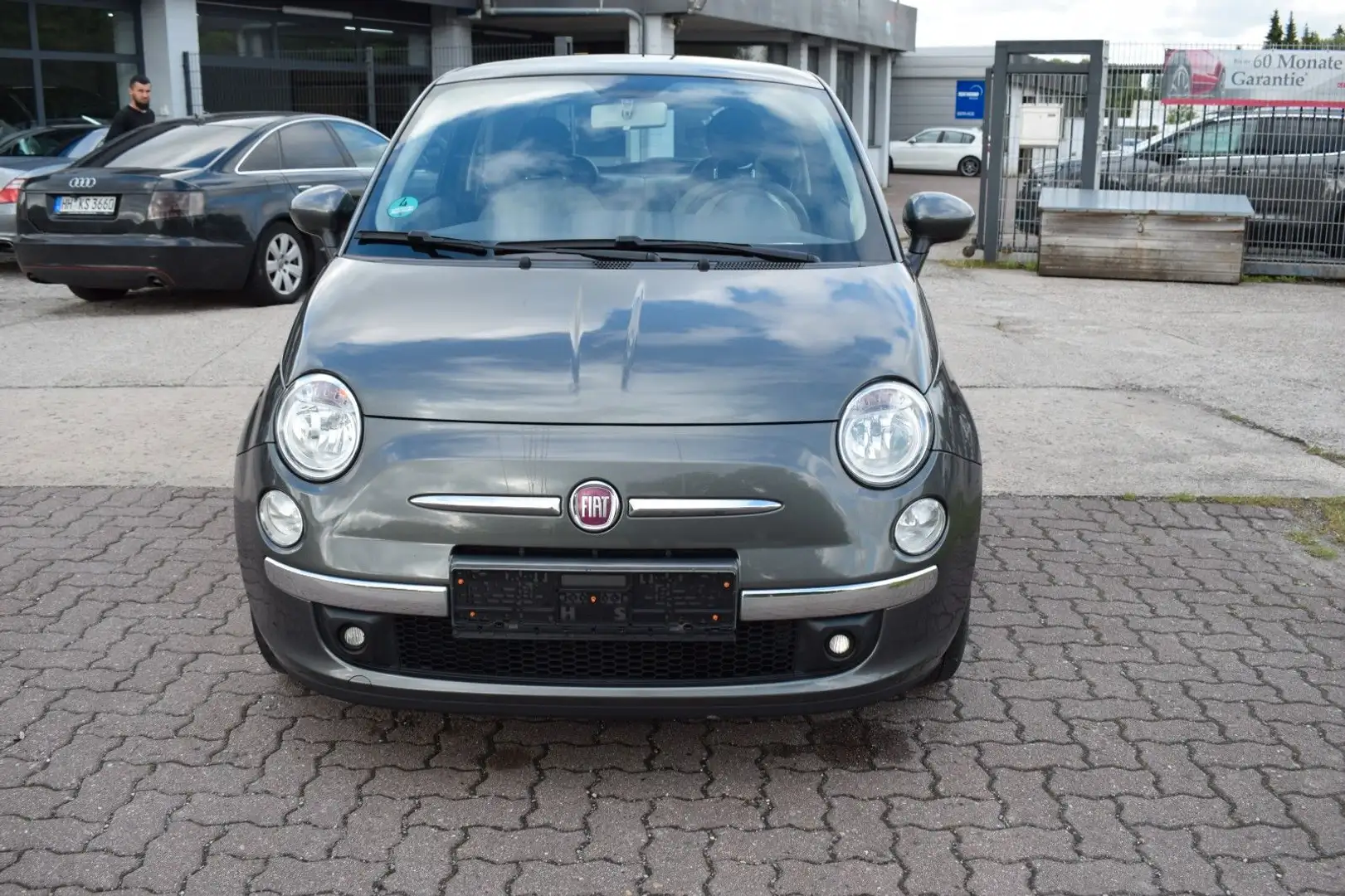 Fiat 500 PANO*SCHECKHEFT *GEPFLEGT* Grau - 2