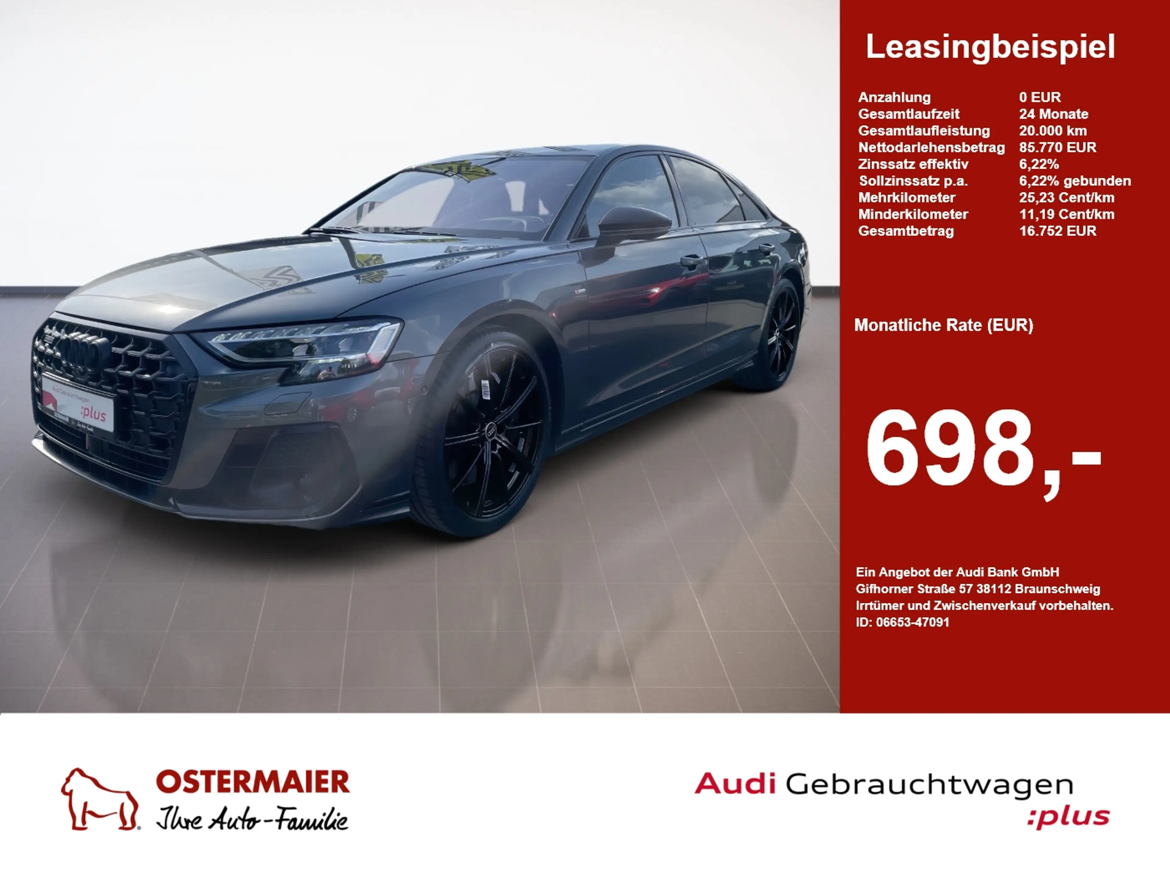 Audi A8 S-LINE ExP 60 TFSI NP:188tEUR! LEDER-EXKLUSIVE.SIT