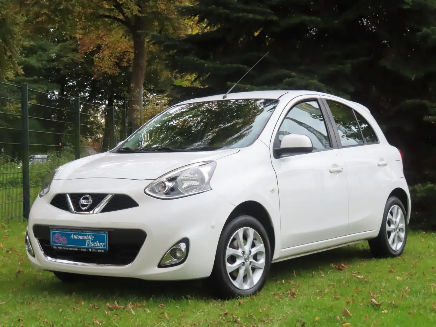 Nissan Micra Acenta "Navi, Einparkhilfe, Klimaautom." Blanc - 1