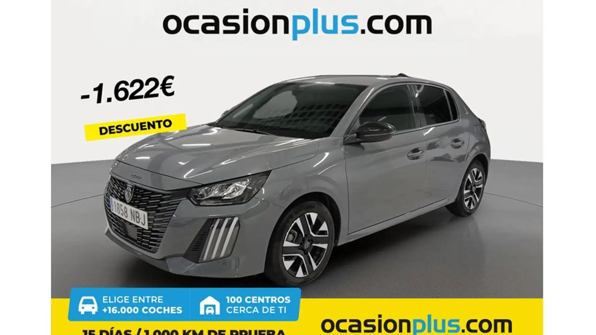 Peugeot 208 1.2 Puretech S&S Allure 100 Grau - 1