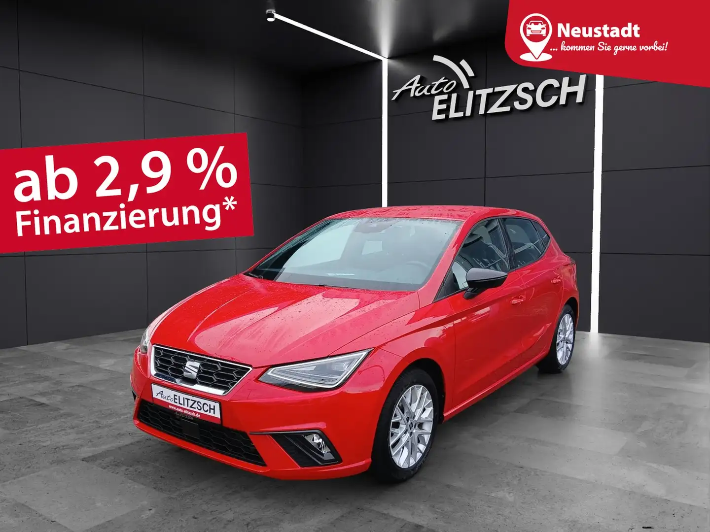 SEAT Ibiza TSI FR-Line DSG LED Navi AID GRA PDC SH Rot - 1