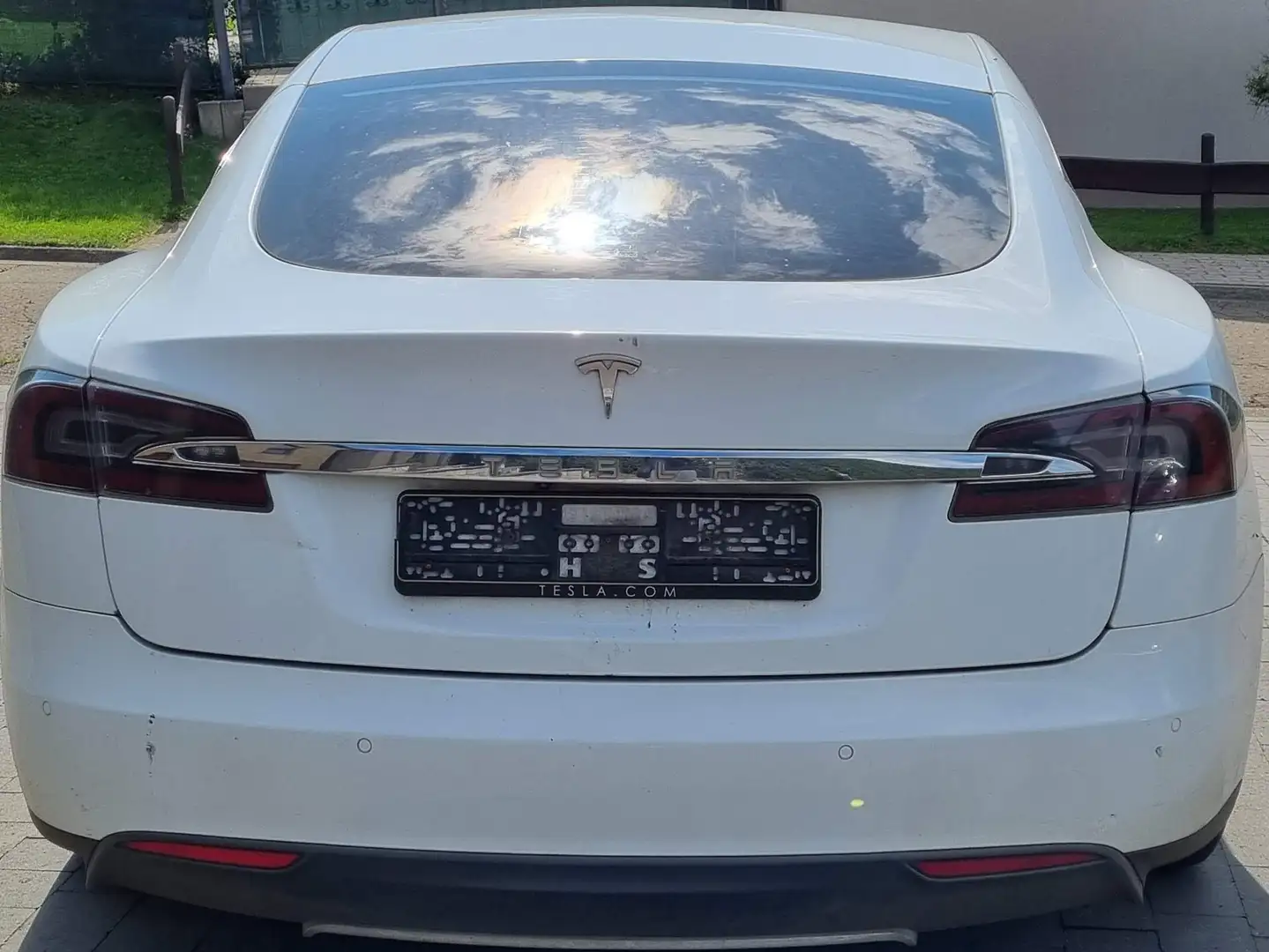 Tesla Model S Model S 85 kWh Blanc - 2