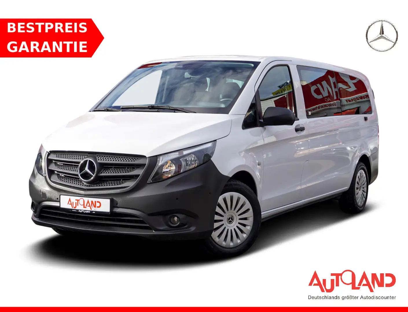 Mercedes-Benz Vito Tourer extralang 8-Sitzer Aut. Navi Sitzheizu Wit - 1