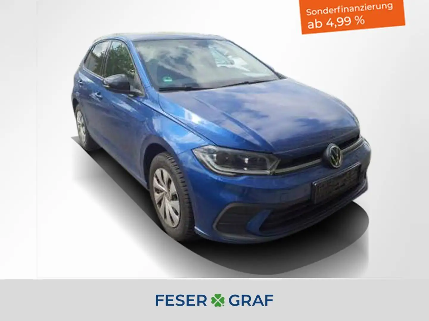 Volkswagen Polo 1.0 TSI Move DSG IQ-Light / AHK / PDC / Sitzheizun Blau - 1