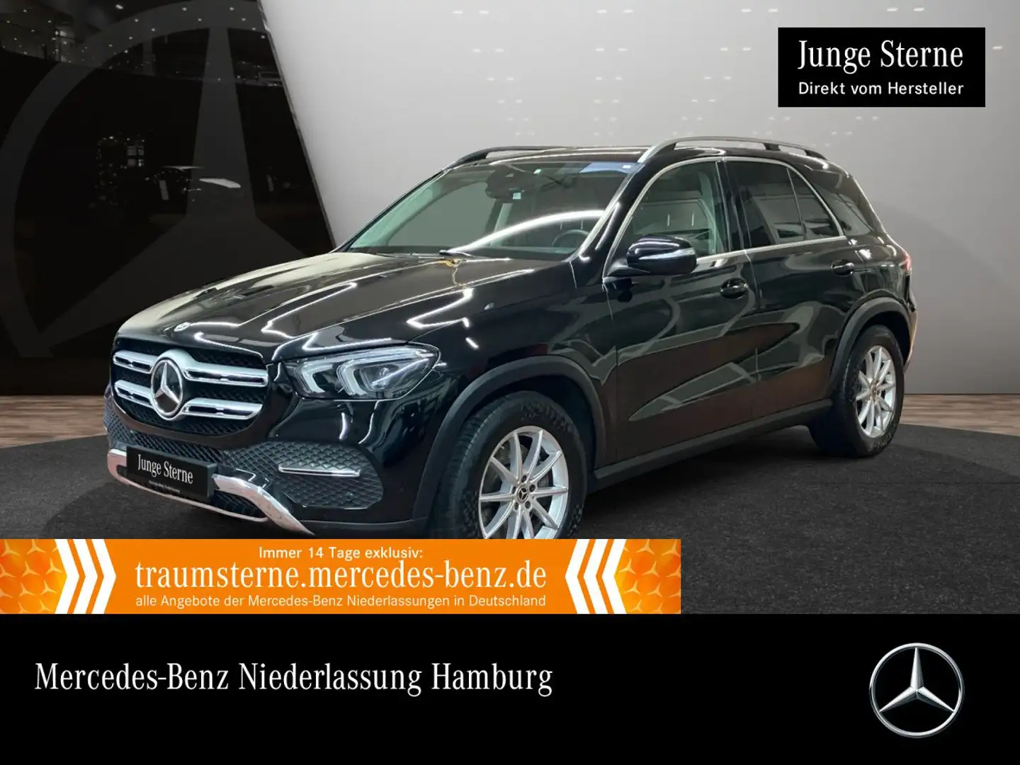 Mercedes-Benz GLE 350 de 4M PANO+LED+KAMERA+19"+SPUR+9G Schwarz - 1
