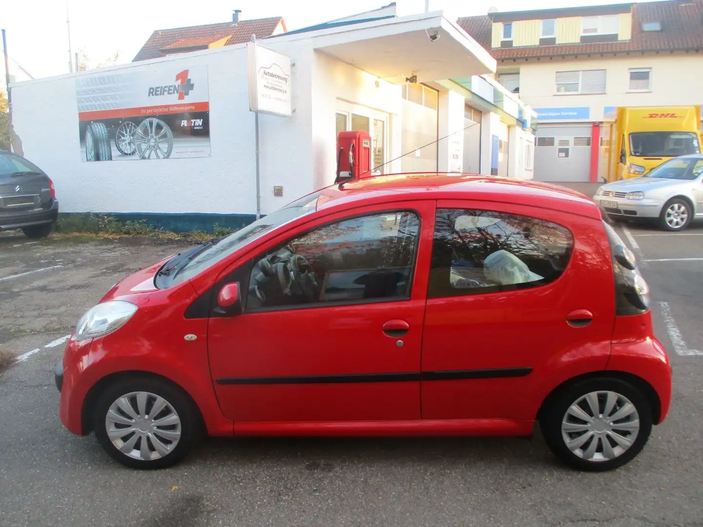 Citroen C1 Style**KLIMA**SERVO*ZV**TÜV-AU-NEU Roşu - 1