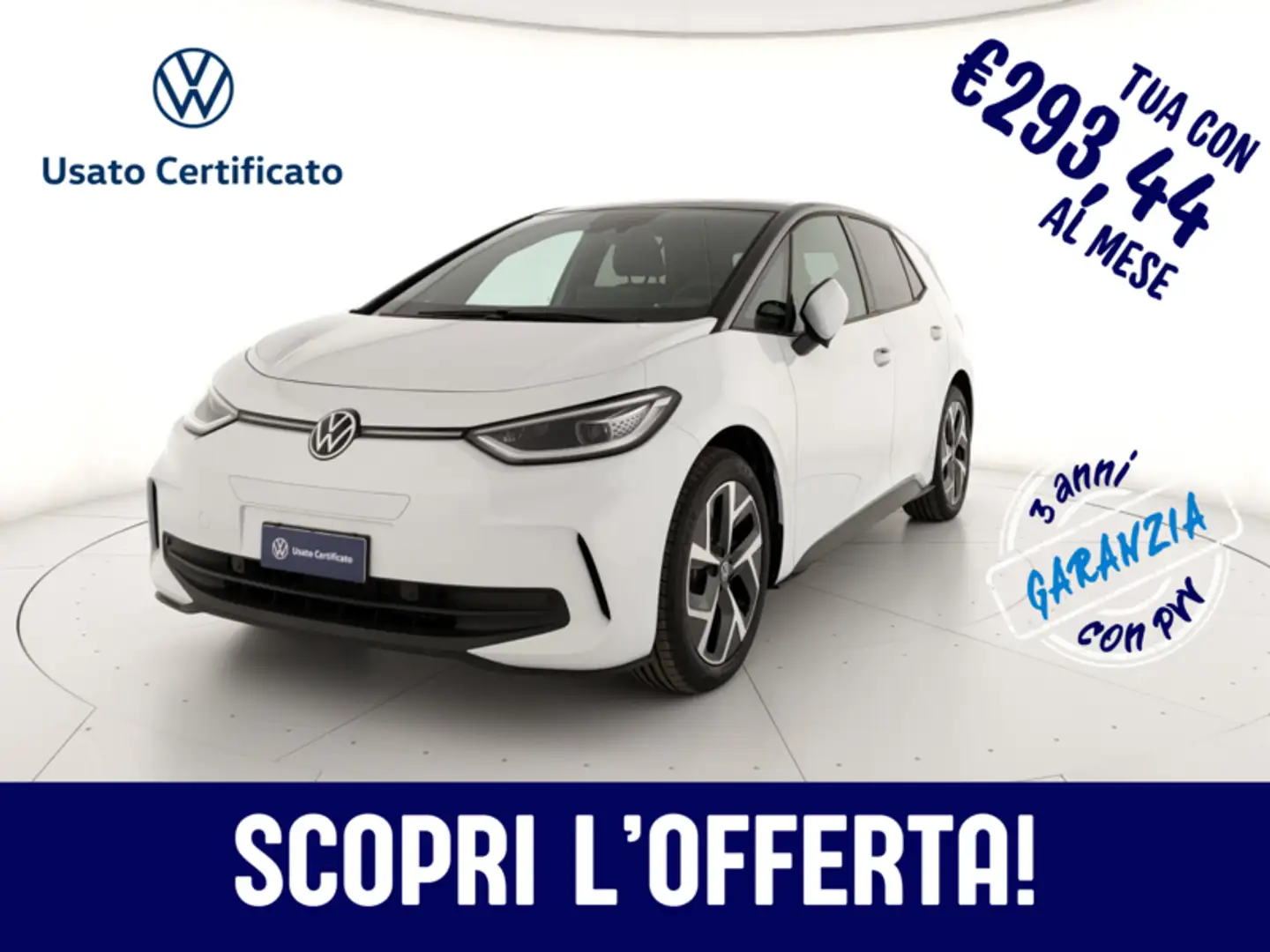 Volkswagen ID.3 Pro Performance Batteria da 58kWh (net) 150 kW (2 Bianco - 1