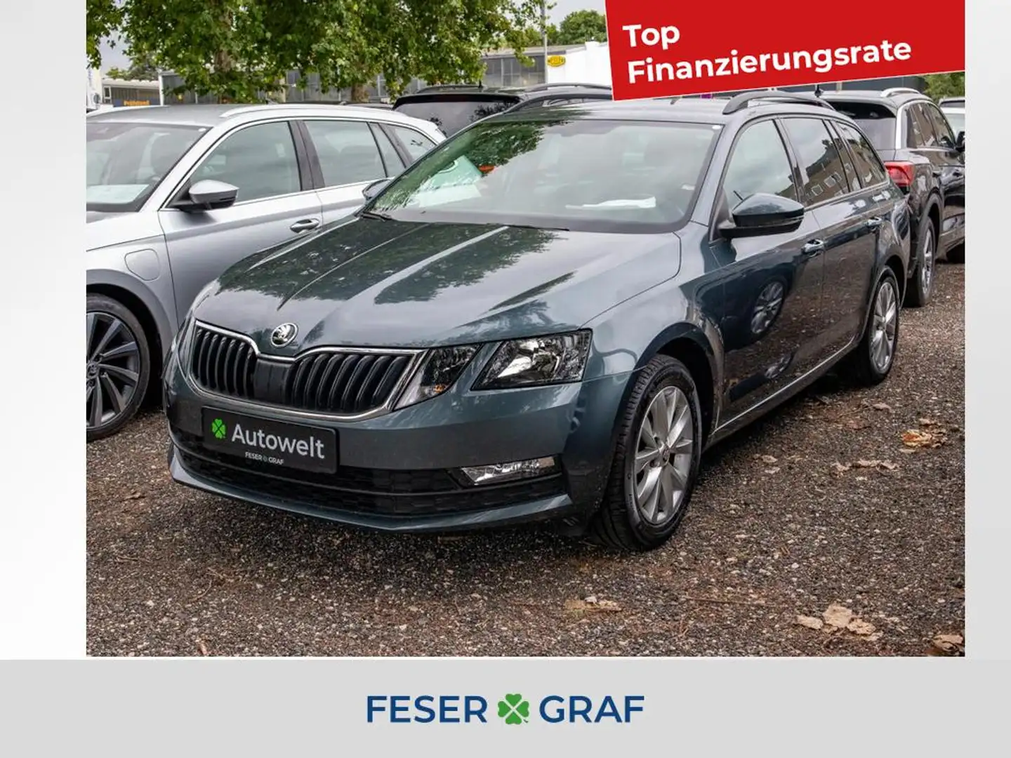 Skoda Octavia Combi 1.0 TSI Tour AHK / Klimaautomatik Gris - 1