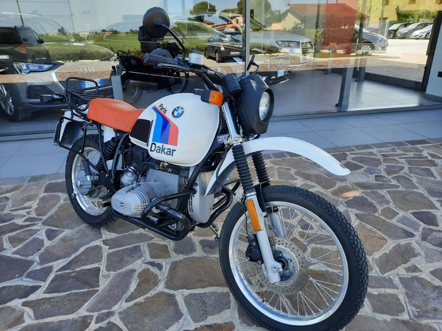 BMW R 80 GS Allestita Parigi Dakar Bianco - 2