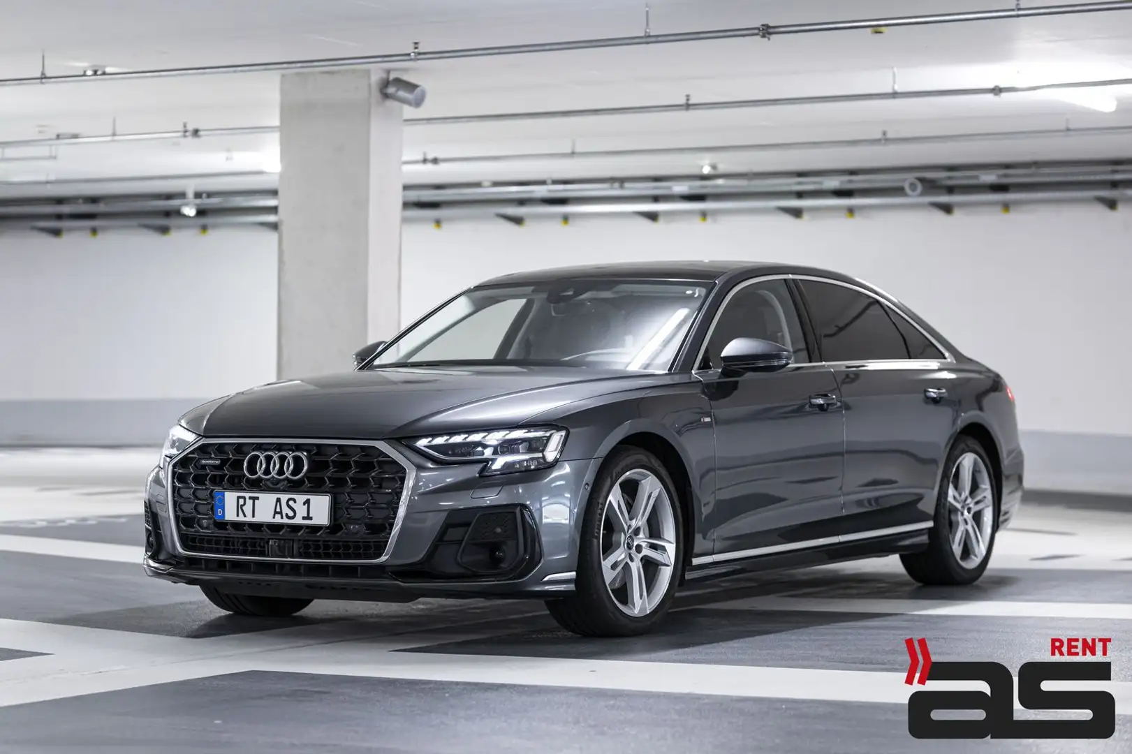 Audi A8 50 TDI long S-Line|FirstClass|FondTV|Table|20 Grau - 1