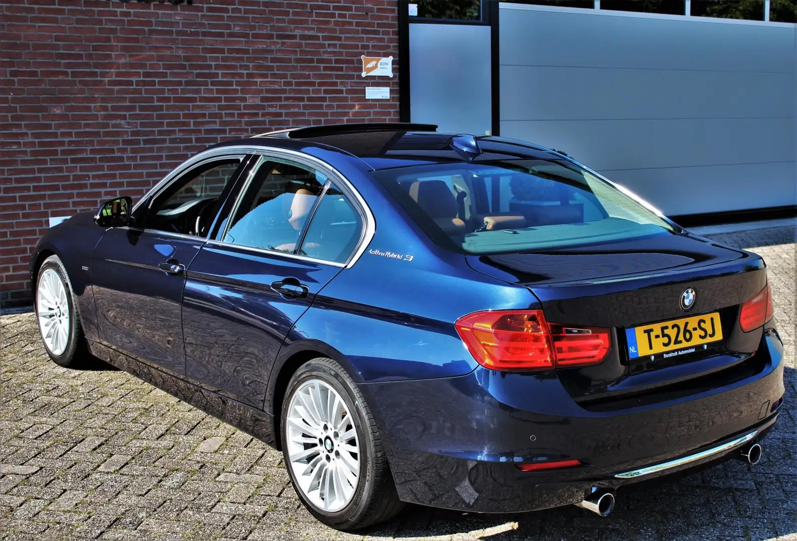 BMW Active Hybrid 3 335i ActiveHybrid, Schuifdak, VOL! (2e eigenaar) Blau - 2
