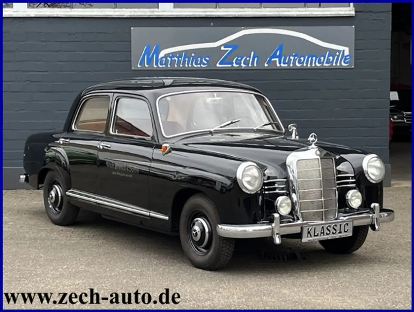 Mercedes-Benz 180 Ponton *1954 *Hochkühler *H- Kennzeichen Noir - 2
