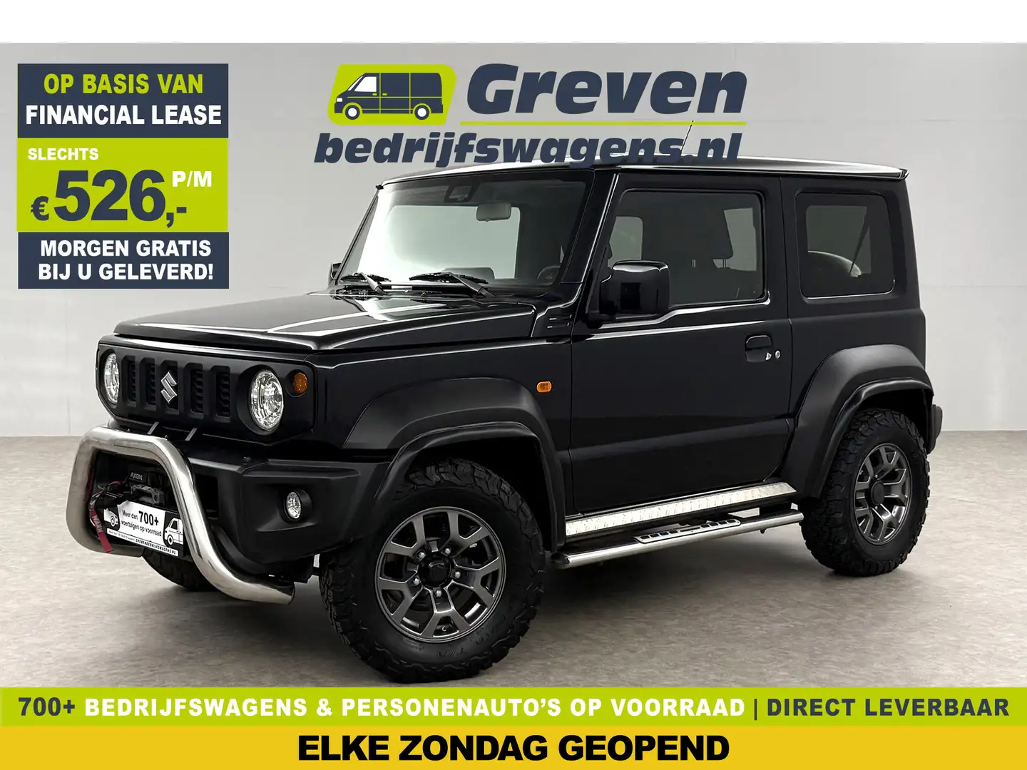 Suzuki Jimny 1.5 Allgrip 4x4 Airco Bullbar Lier Trekhaak Camera Noir - 1