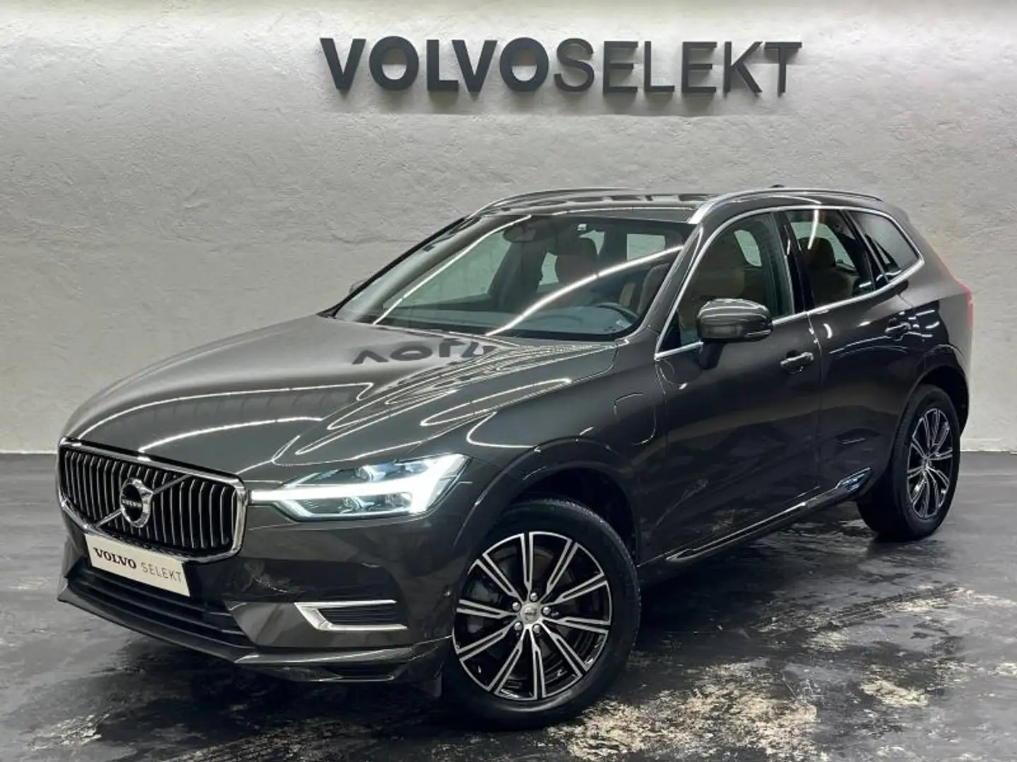 Volvo XC60 T8 Twin Engine 320 + 87ch Inscription Luxe Geartronic Gris - 1